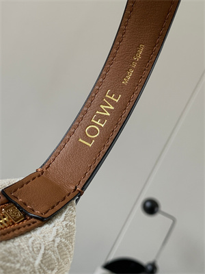 Loewe Cubi Bag In Anagram Jacquard and Calfskin