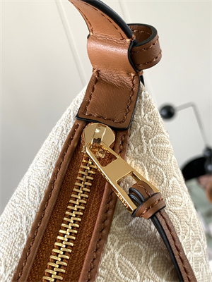 Loewe Cubi Bag In Anagram Jacquard and Calfskin