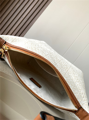 Loewe Cubi Bag In Anagram Jacquard and Calfskin