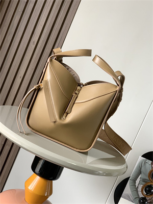 Loewe Compact Hammock bag in satin calfskin With Jacquard Strap