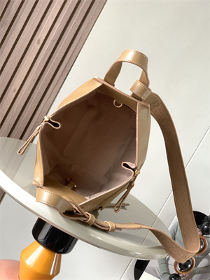 Loewe Compact Hammock bag in satin calfskin With Jacquard Strap