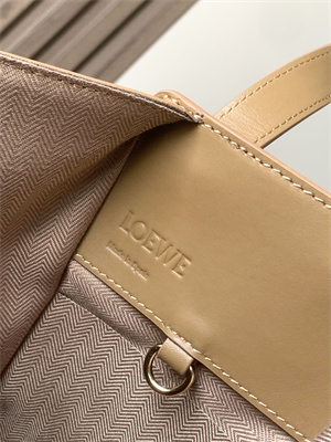Loewe Compact Hammock bag in satin calfskin With Jacquard Strap