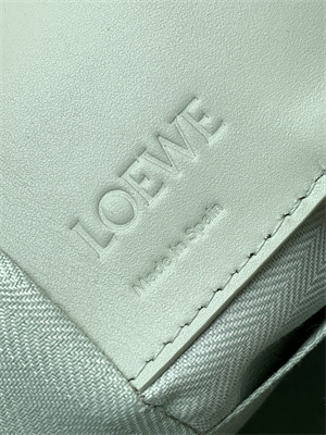 Loewe Compact Hammock bag in satin calfskin With Jacquard Strap