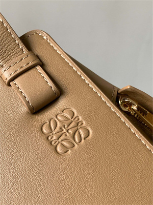 Loewe Compact Hammock bag in satin calfskin With Jacquard Strap