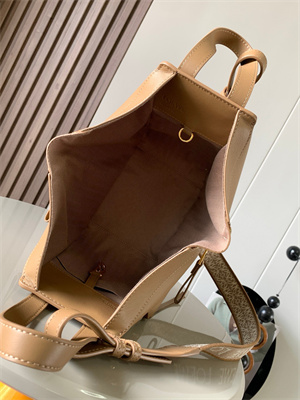 Loewe Compact Hammock bag in satin calfskin With Jacquard Strap