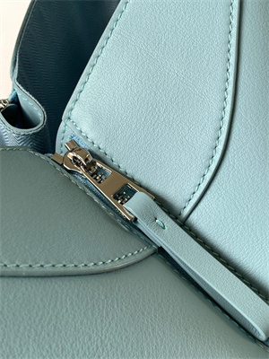 Loewe Compact Hammock bag in satin calfskin With Jacquard Strap