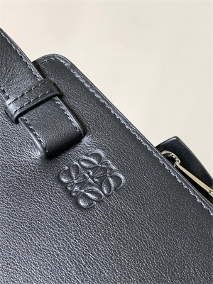 Loewe Compact Hammock bag in Classic calfskin With Jacquard Strap