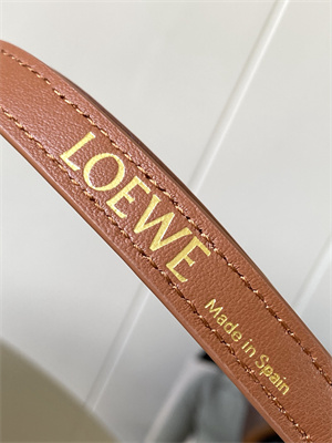 Loewe Amazona 23 Bag In Anagram Jacquard and Calfskin Brown