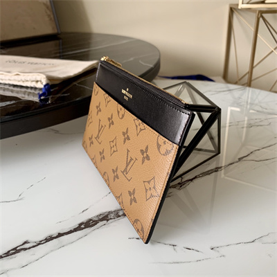 L.V Slim Purse Monogram Reverse Canvas M80390