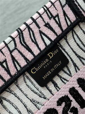 CD Miss Dior Small Book Tote Allover Emb Pale Pink