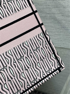 CD Miss Dior Large Book Tote Allover Emb Pale Pink