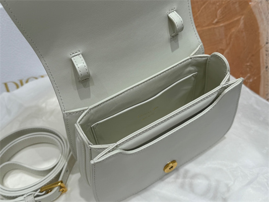 CD Medium 30 Montaigne Avenue Top Handle Bag Latte Ribbed Calfskin