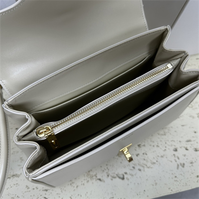 Celine Small 16 Bag In Satined Calfskin Grey