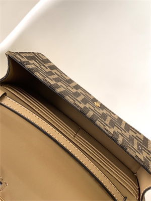 Fen.di WOC Baguette FF Fabric Brown