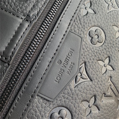 LV S-Cape Messenger Taurillon Monogram embossed cowhide leather Black M23741