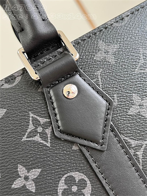 L.V Sac Plat 24H Monogram Eclipse coated canvas M47059