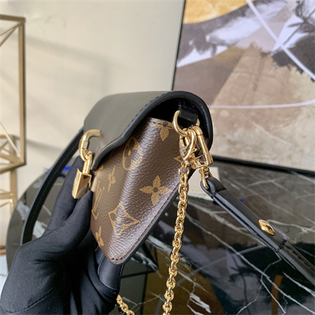 L.V Padlock On Strap Monogram Canvas Black M80559