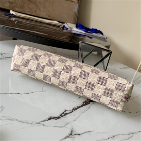 L.V Cosmetic Pouch GM Damier Azur N47353