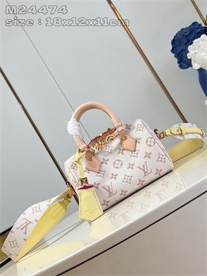 L.V SPEEDY BANDOULIÈRE 18 Monogram Canvas M24474