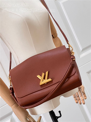 L.V Soft Twist Calfskin Cognac M24640