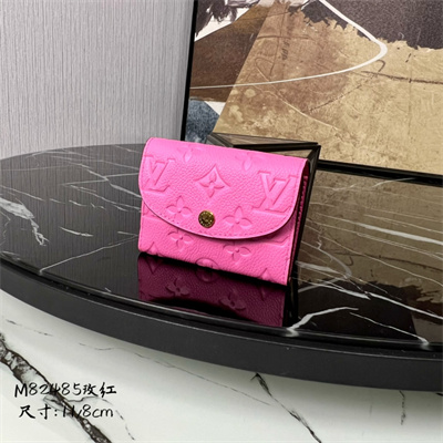L.V Rosalie Coin Purse Monogram Empreinte Fuchsia M82485