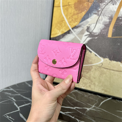 L.V Rosalie Coin Purse Monogram Empreinte Fuchsia M82485