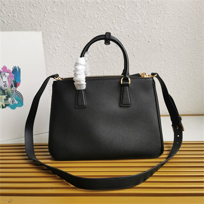 Prada Large Galleria  leather bag Black Color 1BA274