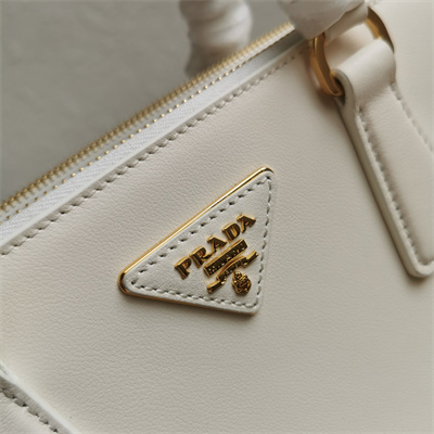 Prada Large Galleria  leather bag White Color 1BA274