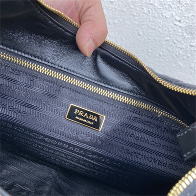 Prada Soft Nappa Leather Bag Black Color 1BC183