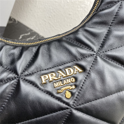 Prada Soft Nappa Leather Bag Black Color 1BC183