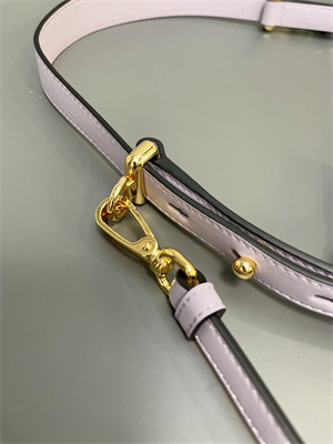 Prada Arqué leather shoulder bag Lilac Color 1BC194