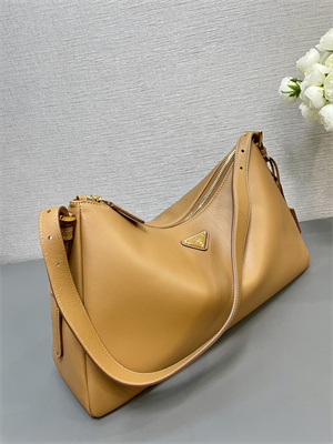 Prada Aimée large leather shoulder bag Caramel Color 1BC228