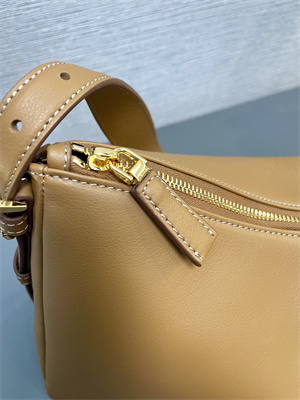 Prada Aimée large leather shoulder bag Caramel Color 1BC228