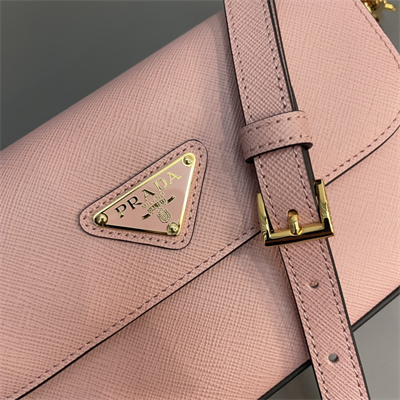 Prada Saffiano leather mini-bag Pink Color 1BD356