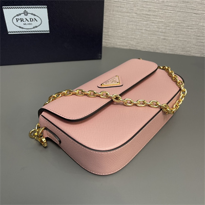 Prada Saffiano leather mini-bag Pink Color 1BD356