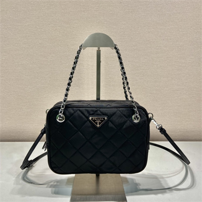 Prada Small Vintage Re-Nylon shoulder bag Black 1BD642