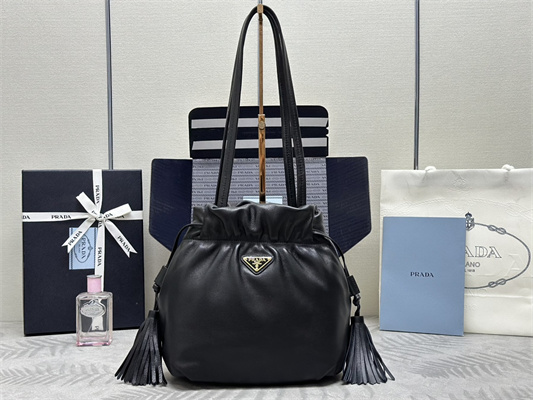 Prada Nappa leather shoulder bag Black Color 1BG541