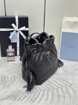 Prada Nappa leather shoulder bag Black Color 1BG541