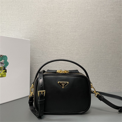 Prada Odette leather mini-bag Black Color 1BH203