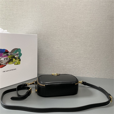 Prada Odette leather mini-bag Black Color 1BH203