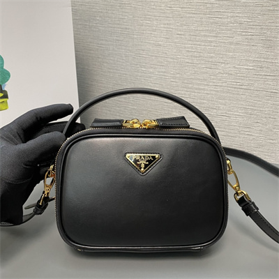 Prada Odette leather mini-bag Black Color 1BH203