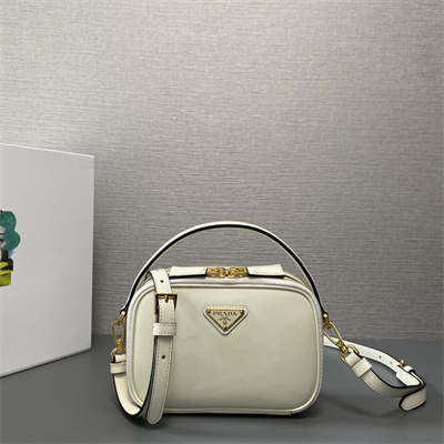 Prada Odette leather mini-bag White Color 1BH203