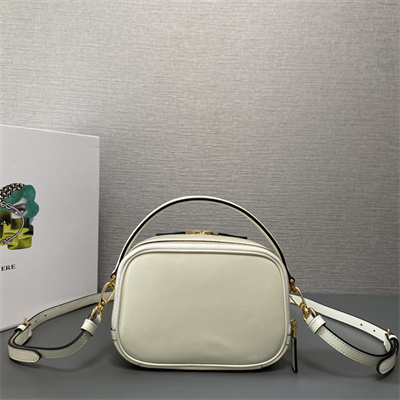 Prada Odette leather mini-bag White Color 1BH203