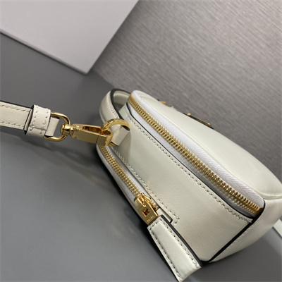 Prada Odette leather mini-bag White Color 1BH203