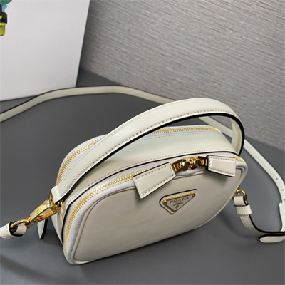 Prada Odette leather mini-bag White Color 1BH203