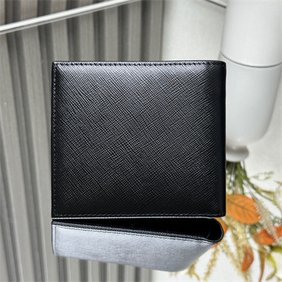 Prada Saffiano Leather Wallet Black 2M0513