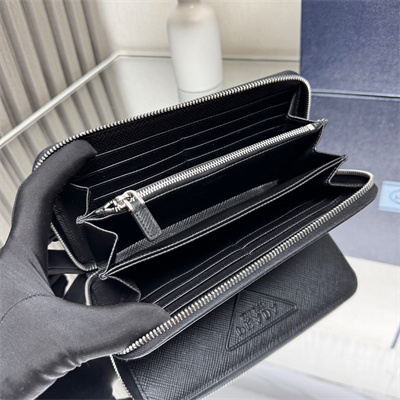 Prada Saffiano Leather Wallet Black 2ML317
