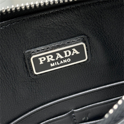 Prada Saffiano Leather Pouch Black 2NH005