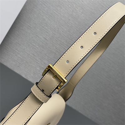 Prada Small leather shoulder bag Travertine 1BD358