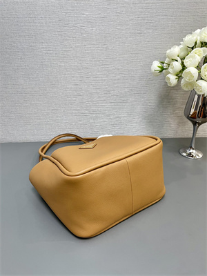 Prada Leather mini tote bag Caramel 1BG539